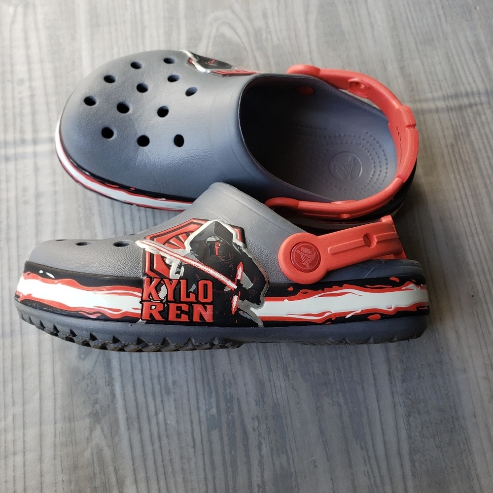 Boys Kylo Ren Crocs Glow In The Dark